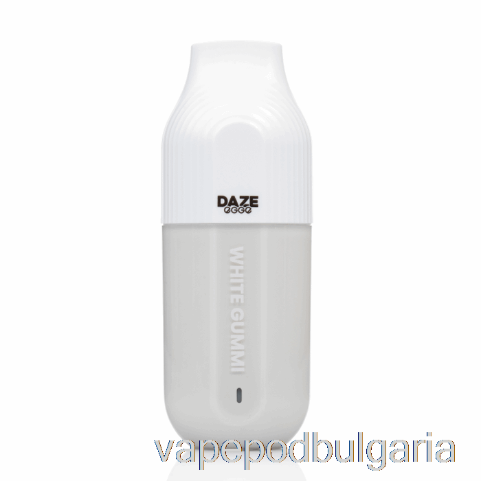 Vape Bulgaria 7 Daze Egge 3000 бяла гума за еднократна употреба